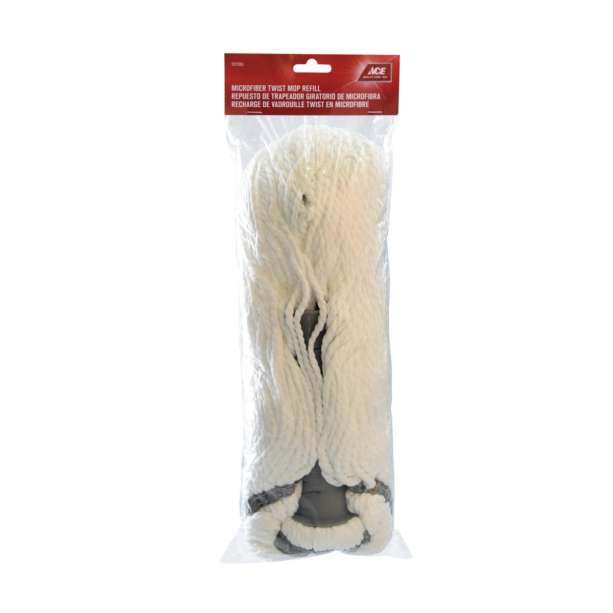 TWIST MOP MICROFIBER REFILL WHITE ACE