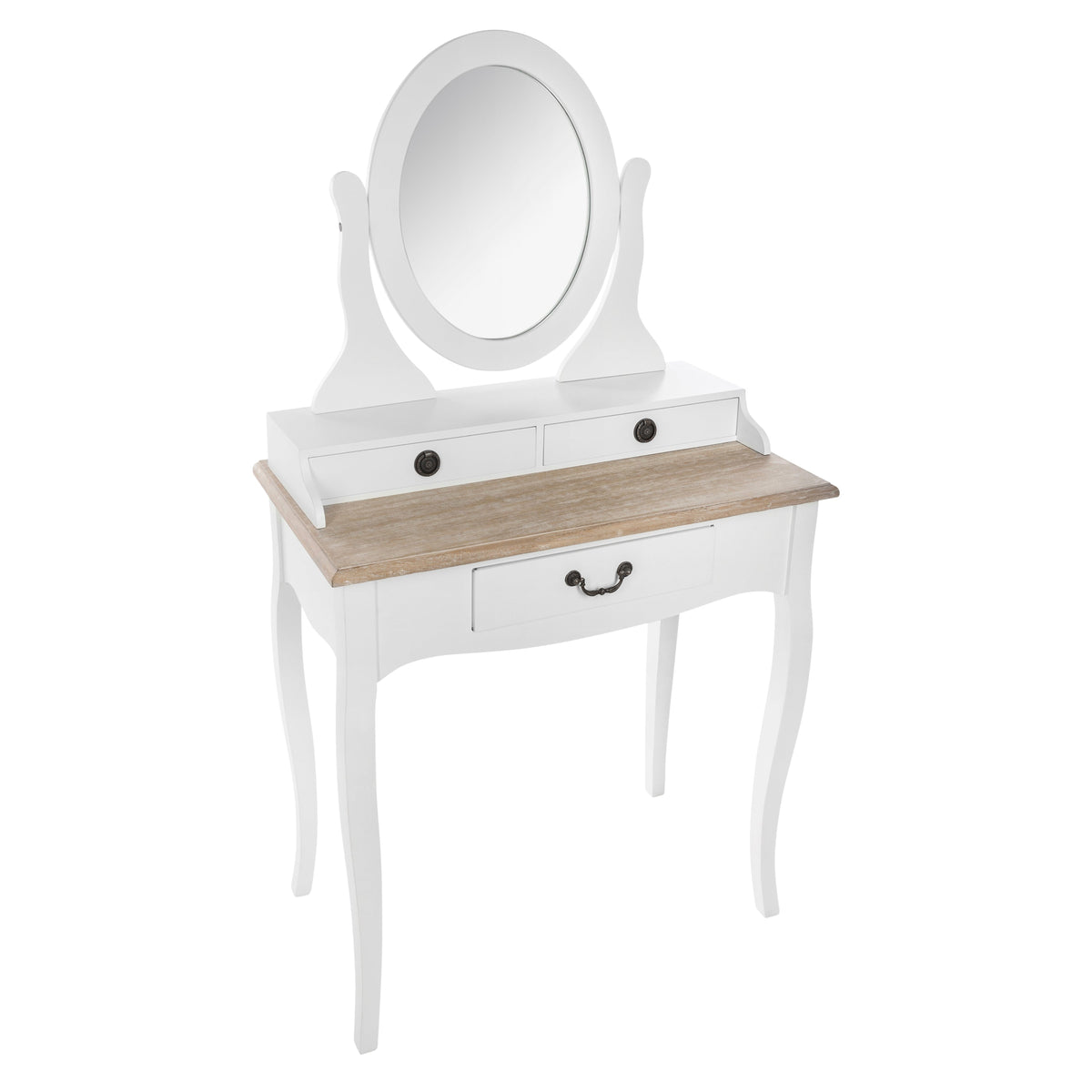 Chrysa 3-Drawer Vanity Table – White