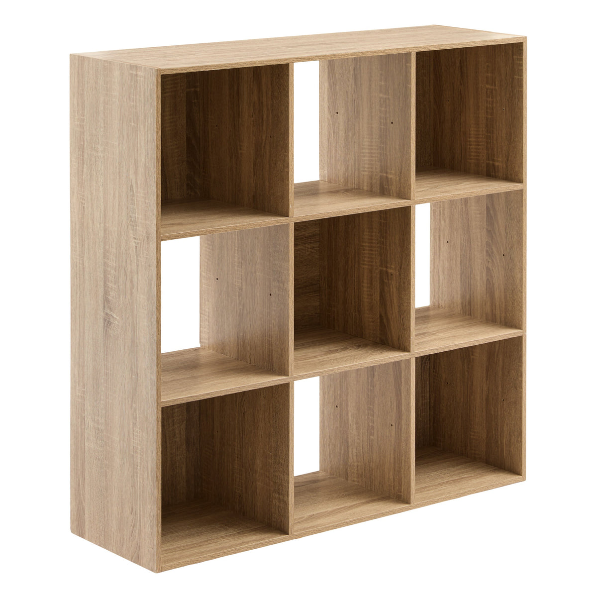 Mix 9-Compartment Wood Shelving Unit – Natural