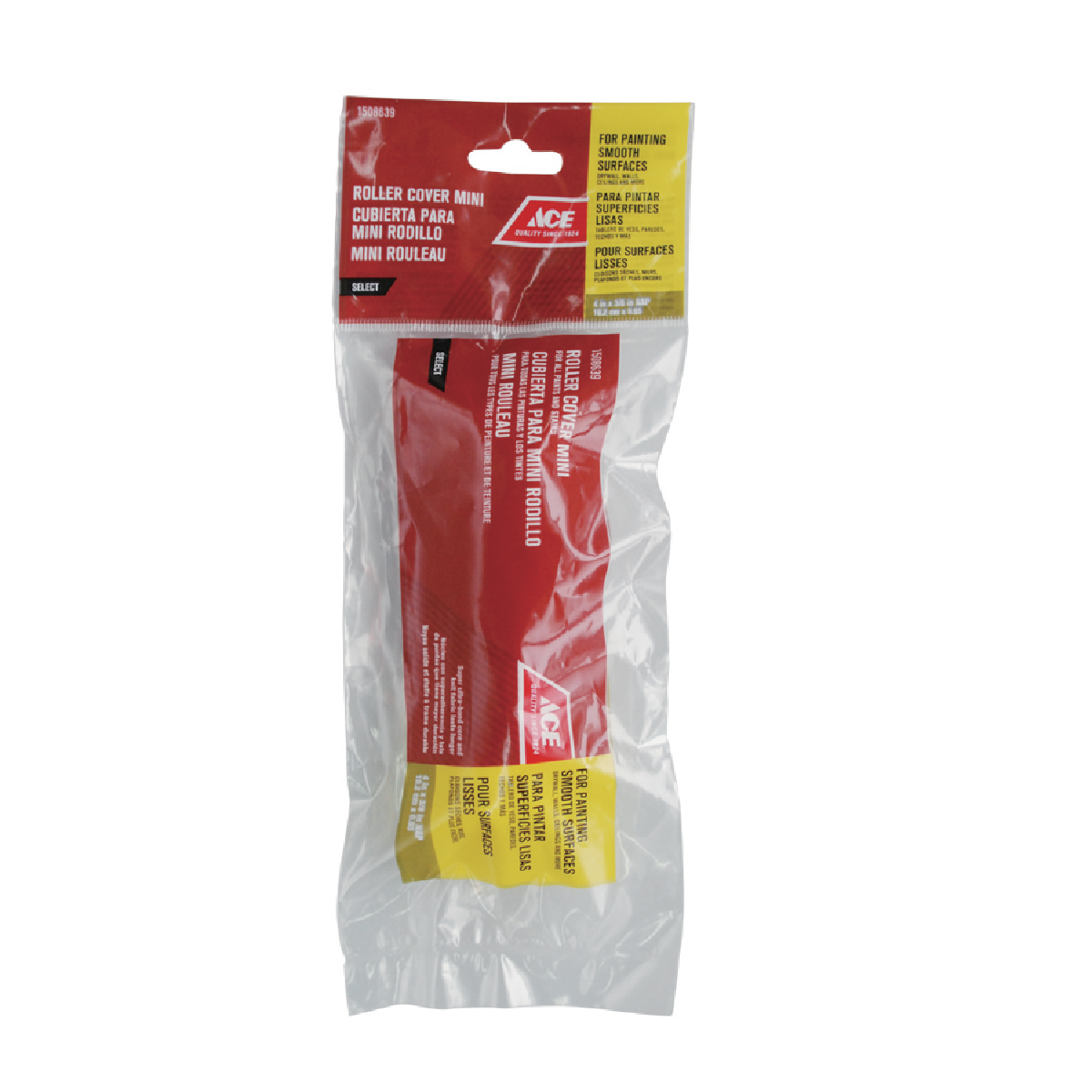SELECT PAINT ROLLER MINI 4IN X 1/4 IN (10.2CM X 0.6CM) POLYESTER ACE