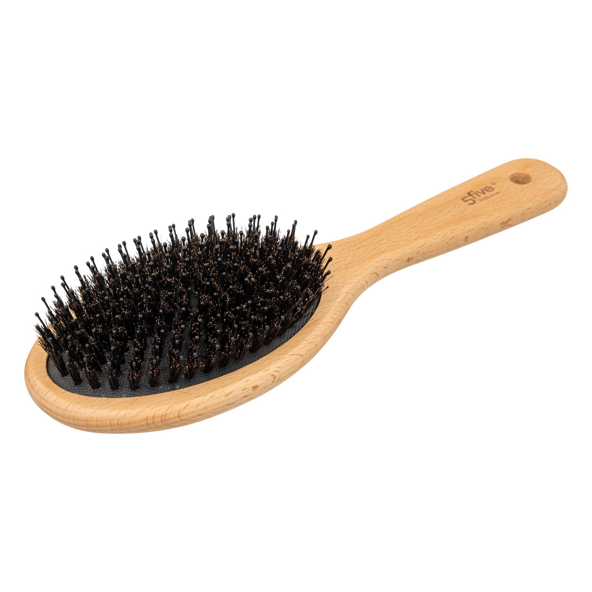 BOAR/PLASTIC ROUND HAIR BRUSH