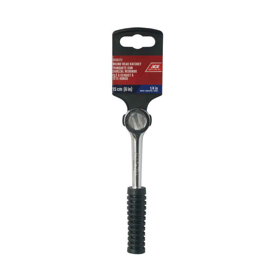 STANDARD ROUND HEAD RATCHET 1/4IN DRIVE ACE
