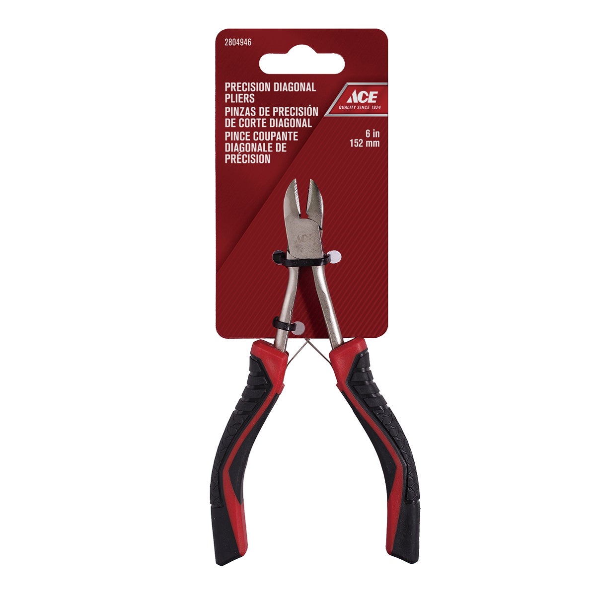 PRECISION DIAGONAL CUTTING PLIERS 6IN (15CM) TPR GRIP ACE