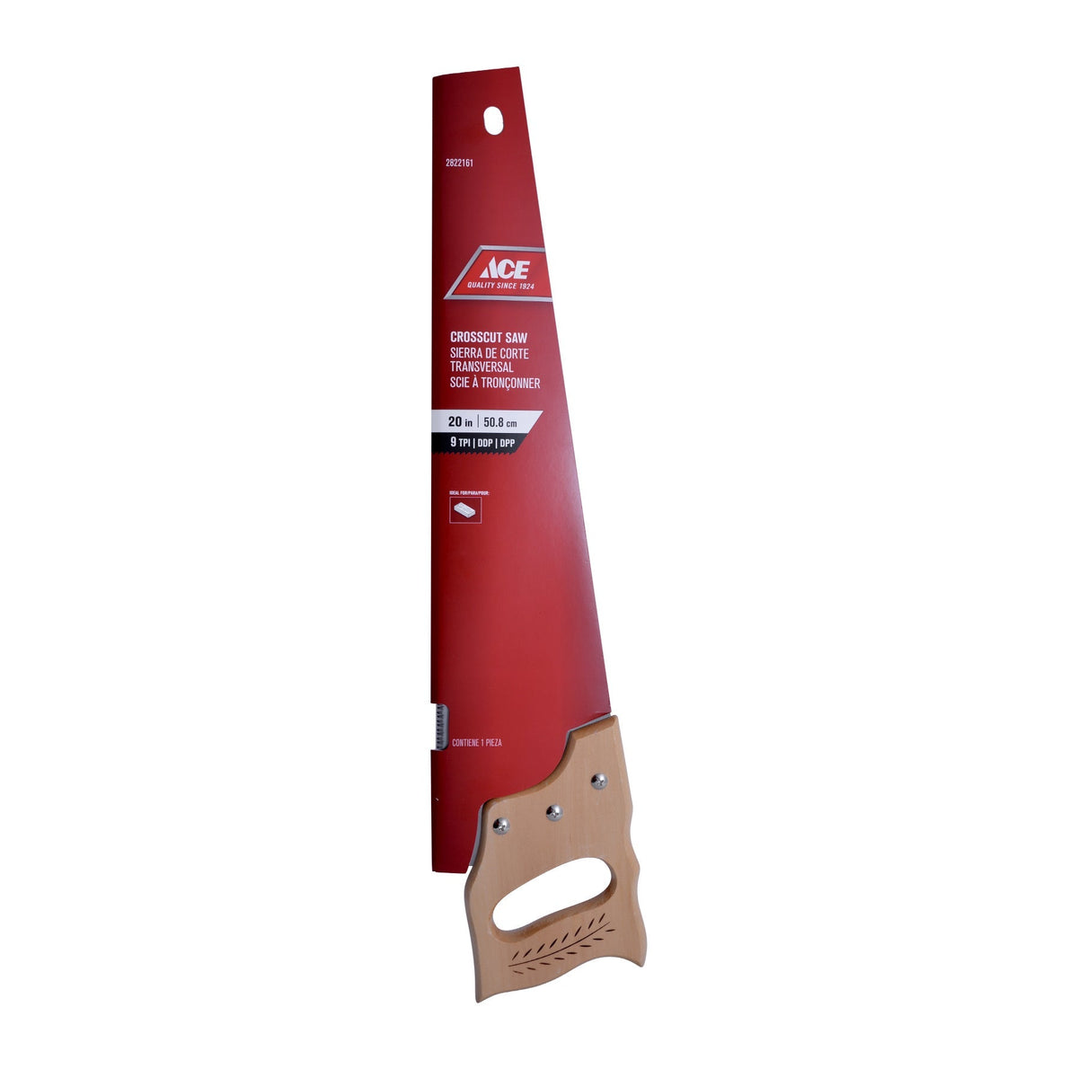 CROSSCUT SAW 508MM (20IN) 9TPI HARDWOOD GRIP ACE
