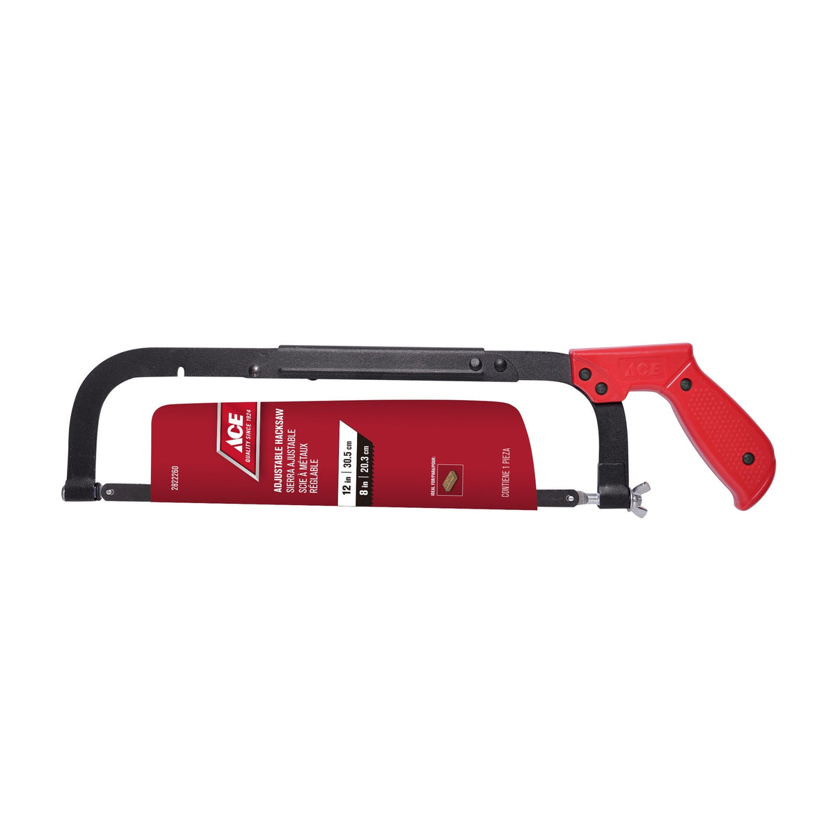 HACKSAW ADJUSTABLE 203MM/305MM (8IN/12IN) ABS HANDLE ACE