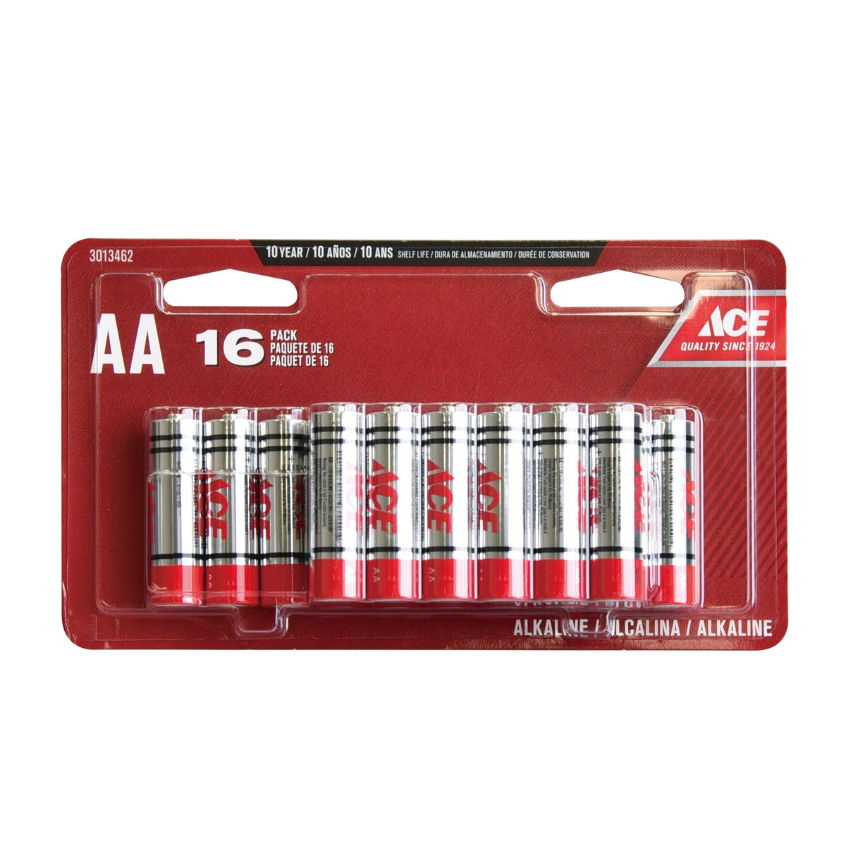 ACE BATTERY AA 16PK
