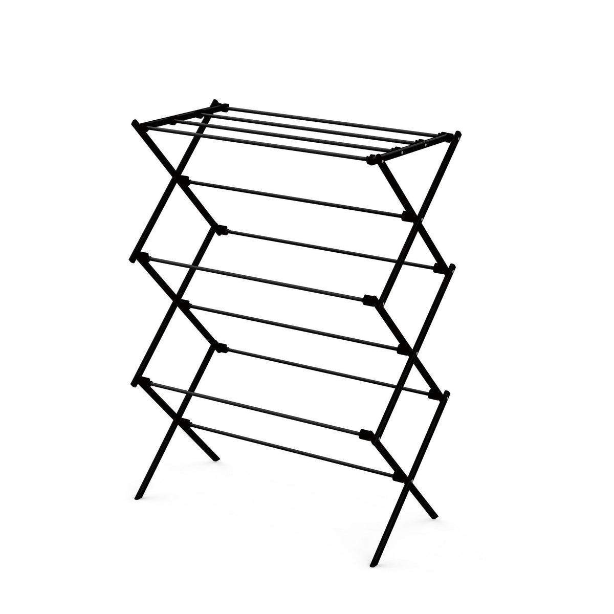 NS ACE METAL COLLAPSIBLE CLOTHES DRYING RACK 45INx 14INx 35IN