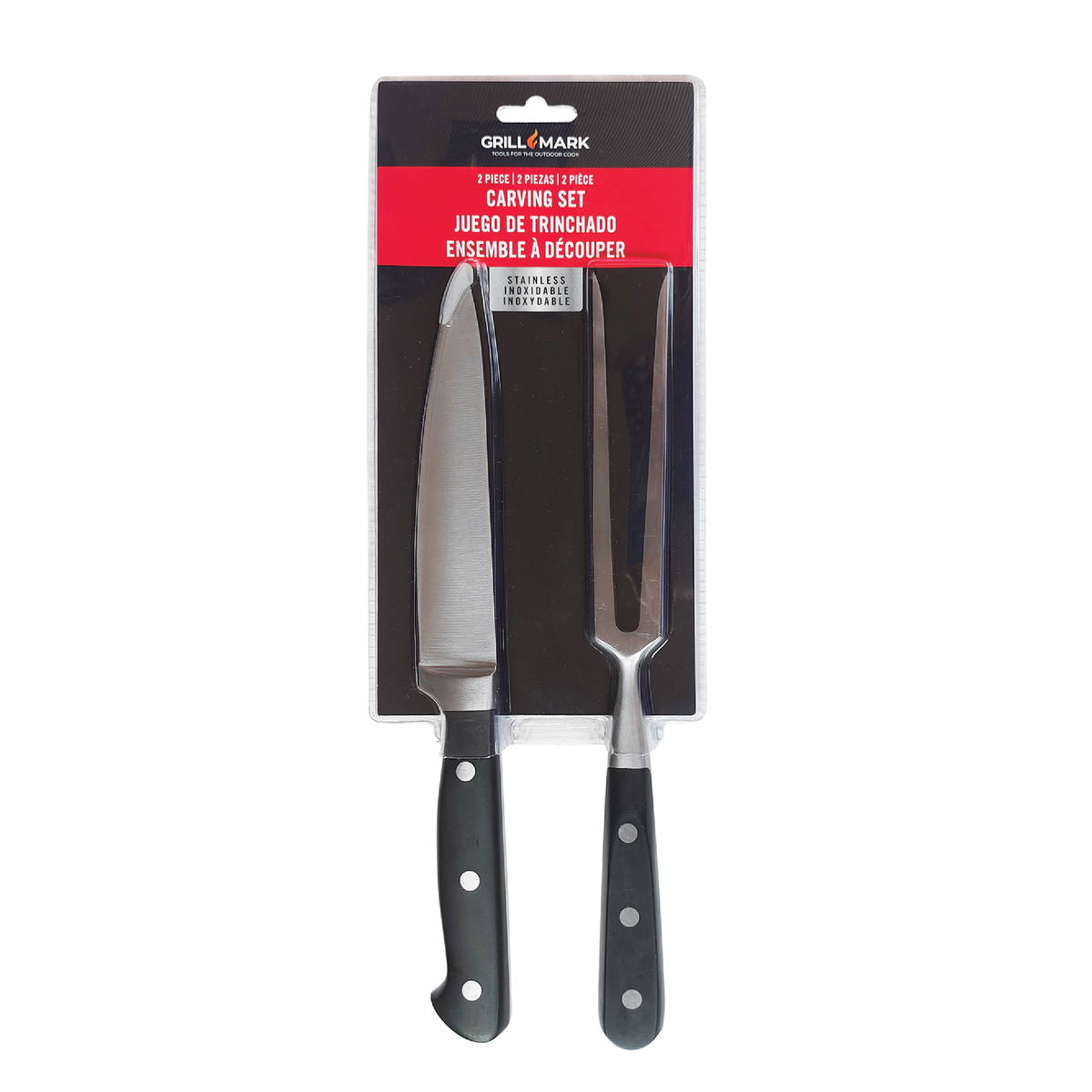 GRILL MARK 2PC CARVING SET