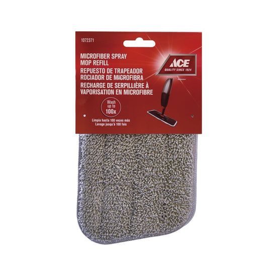 SPRAY MOP MICROFIBER CLOTH REFILL 43CM (17IN) ACE