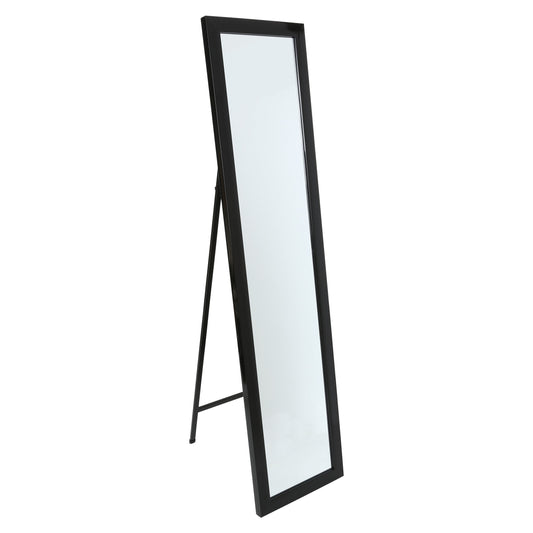 Classic Standing Mirror – Black, 35 × 155 cm
