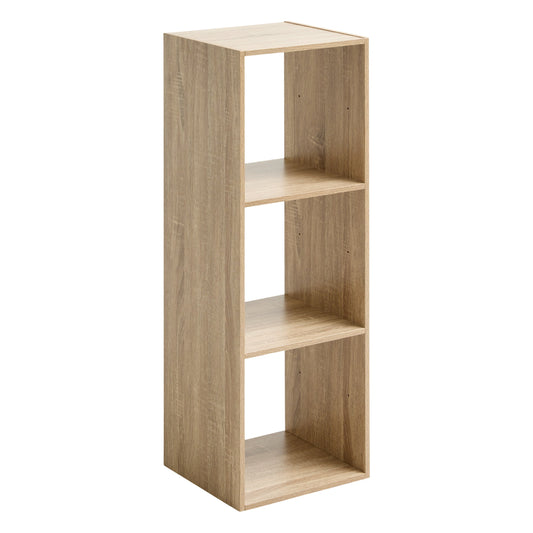 Mix 3-Compartment Shelving Unit – Natural