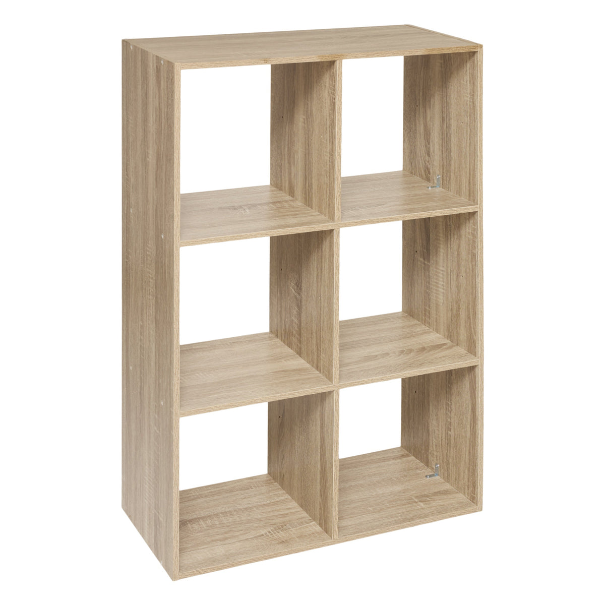 Mix 6-Compartment Wood Shelving Unit – Natural