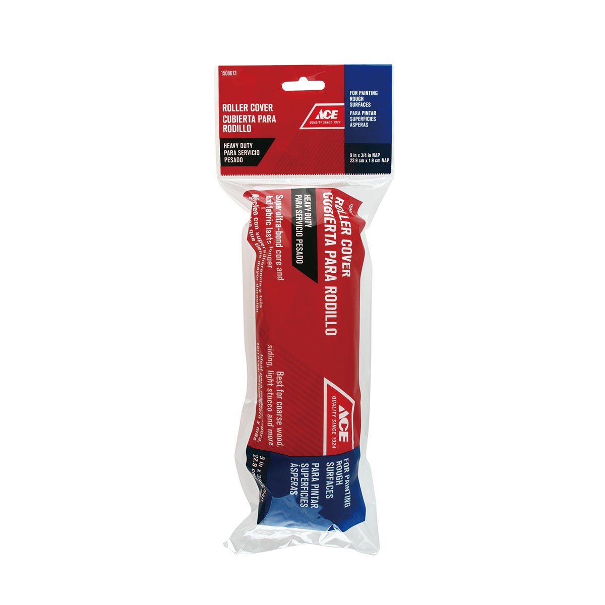SELECT PAINT ROLLER COVER 1.9CM X 22.9CM (3/4IN X 9IN) POLYESTER AND POLYPROPYLENE ACE