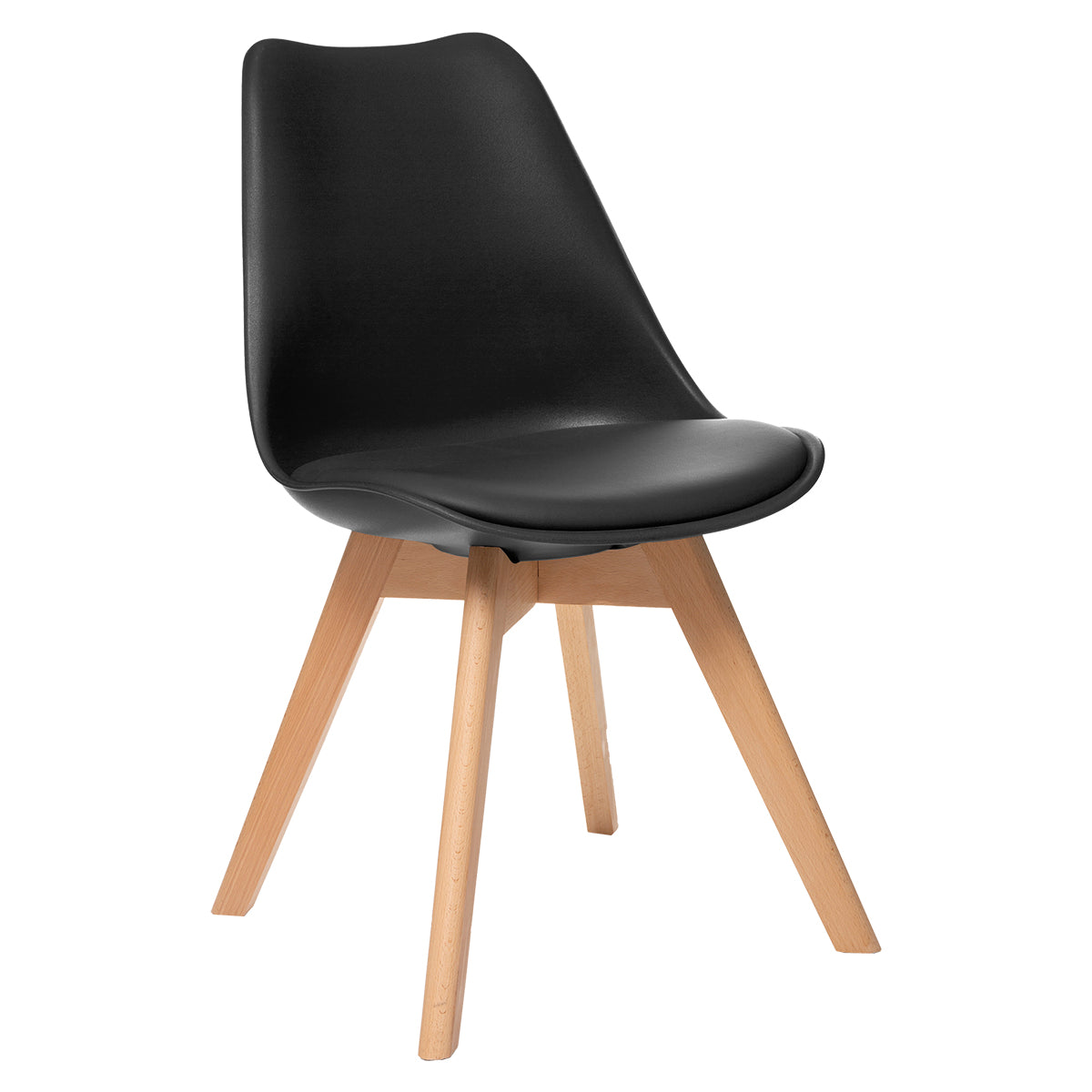 Baya Polypropylene Chair – Black/Natural