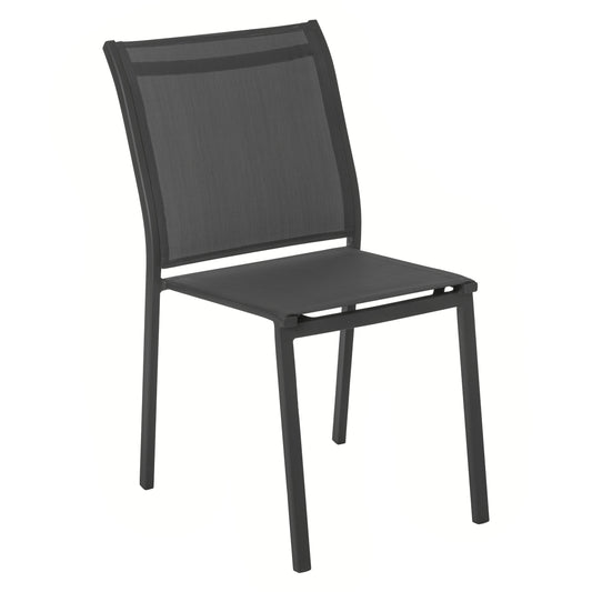 Essentia Aluminum Stackable Chair – Anthracite/Gray