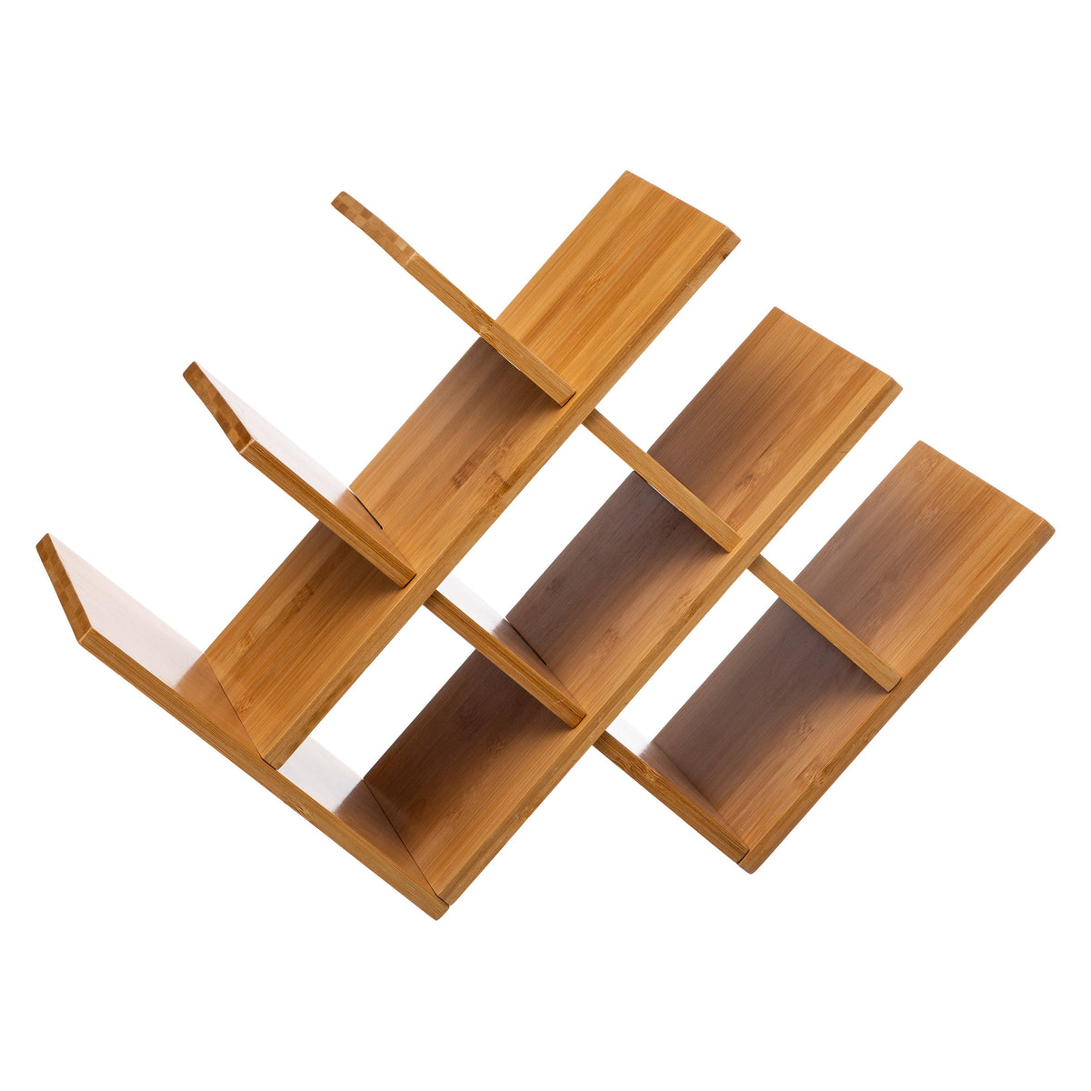 BAMBOO X8 BOTTLE RACK