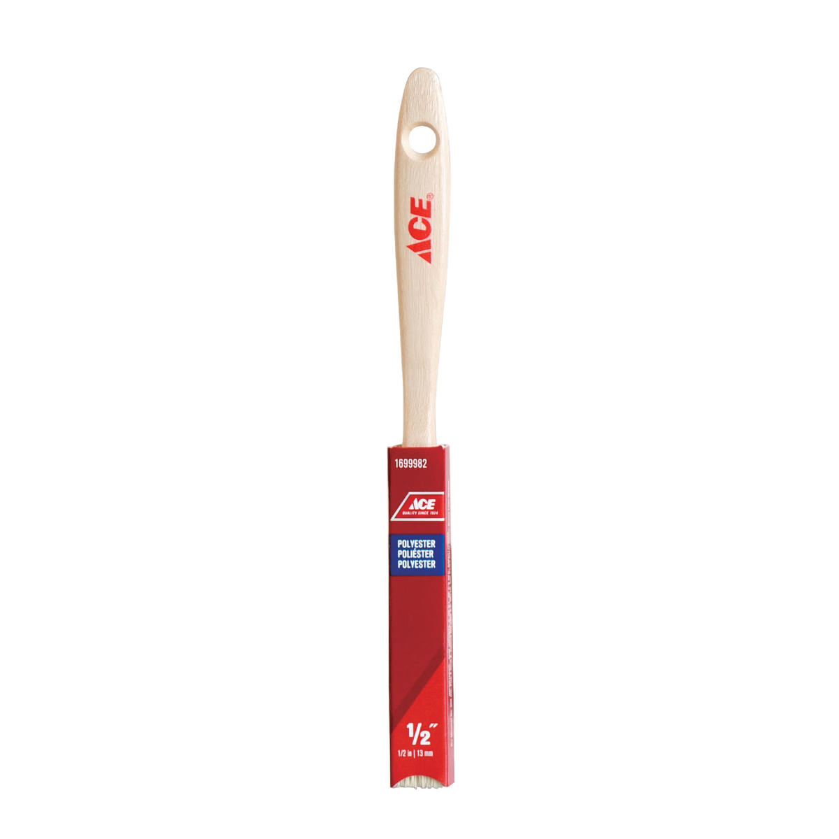 PAINT BRUSH SELECT 1/2IN (12.7MM) SYNTHETIC WOOD HANDLE ACE