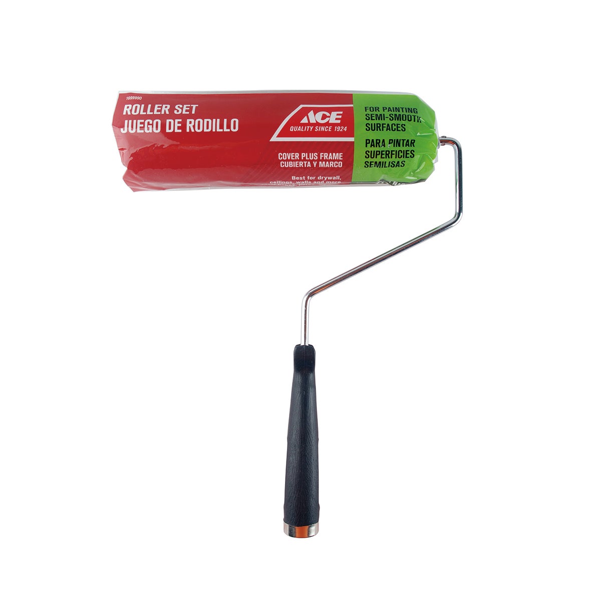PAINT ROLLER COVER AND FRAME 9IN X 3/8IN (228.6MM X 9.5MM) POLYESTER ACE