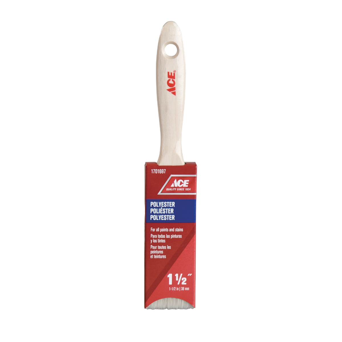 PAINT BRUSH SELECT 1.5IN (38.1MM) SYNTHETIC WOOD HANDLE ACE