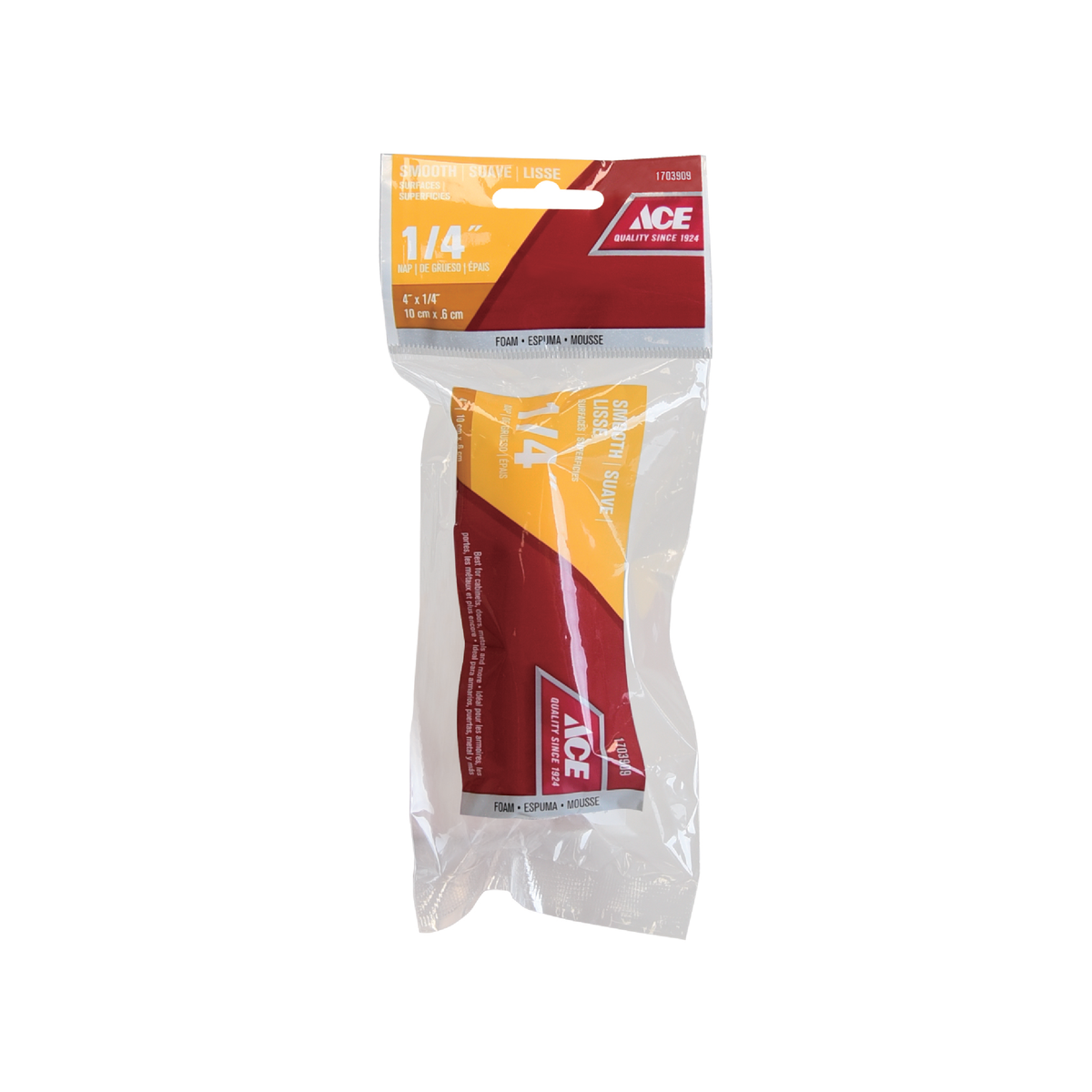 PAINT ROLLER COVER MINI 4IN X 1/4IN (101.6MM X 6.4MM) FOAM ACE