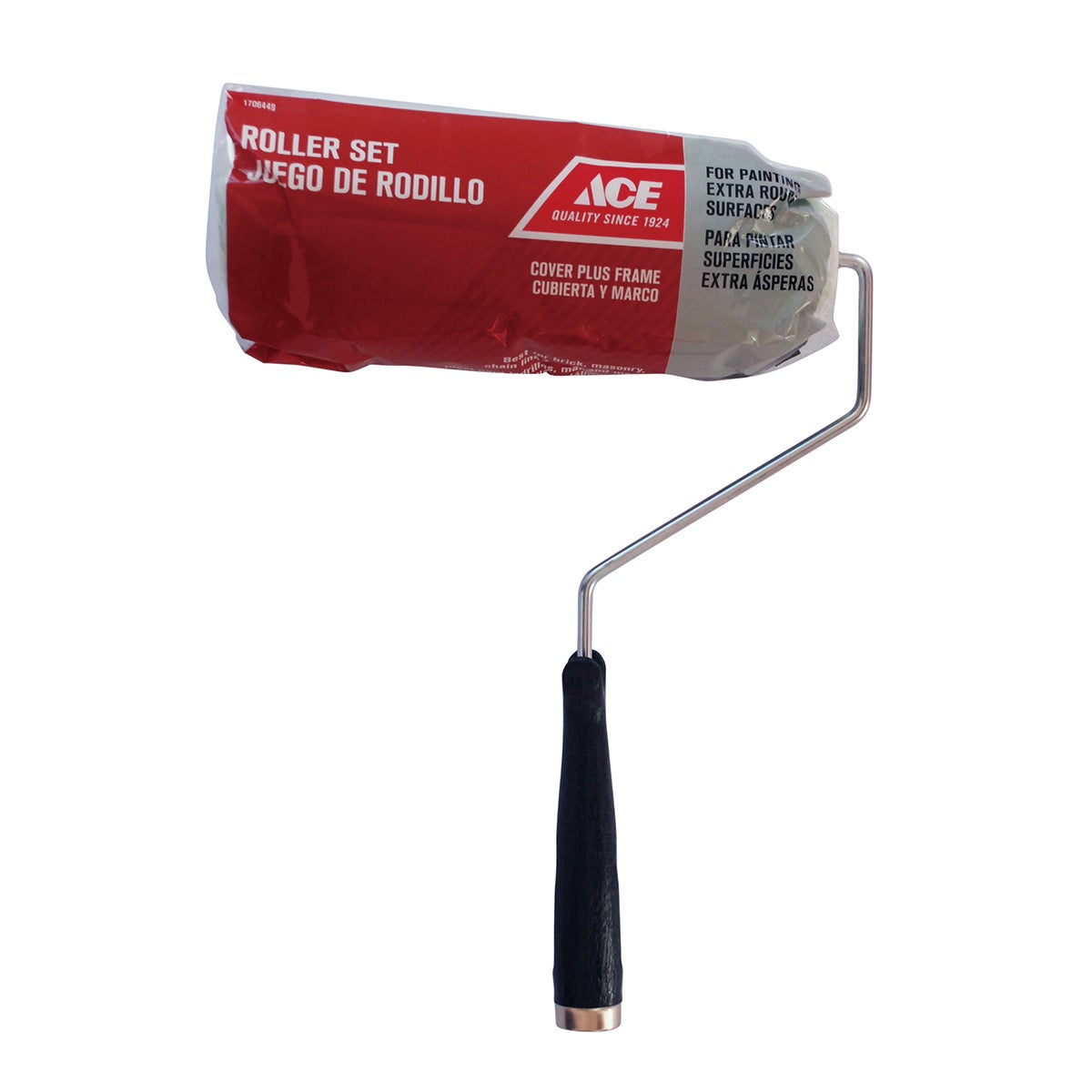 PAINT ROLLER COVER AND FRAME 9IN X 1.25IN (228.6MM X 31.8MM) POLYESTER ACE