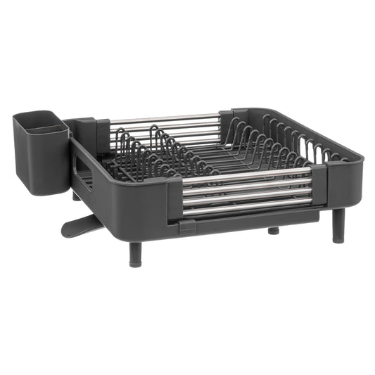 Etira Large 1-Tier Dish Drainer – Metal/Polypropylene