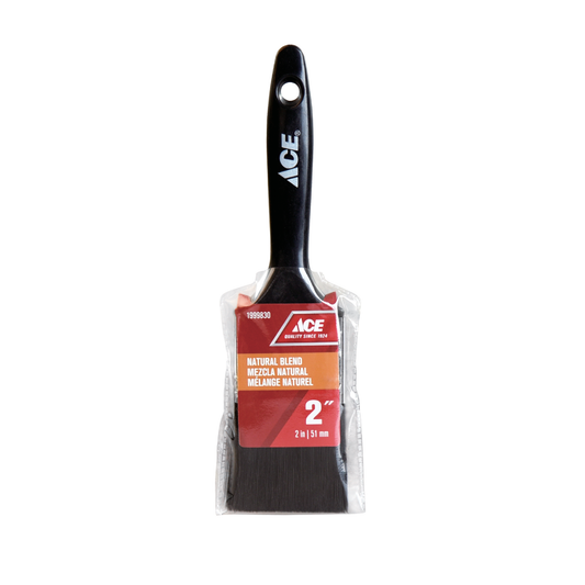 ACE PAINT BRUSH 2IN NATURAL BLEND PLASTIC HANDLE