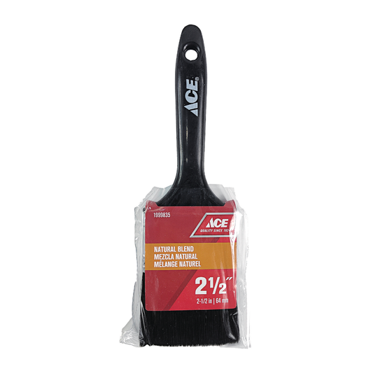ACE PAINT BRUSH 2.5IN NATURAL BLEND PLASTIC HANDLE