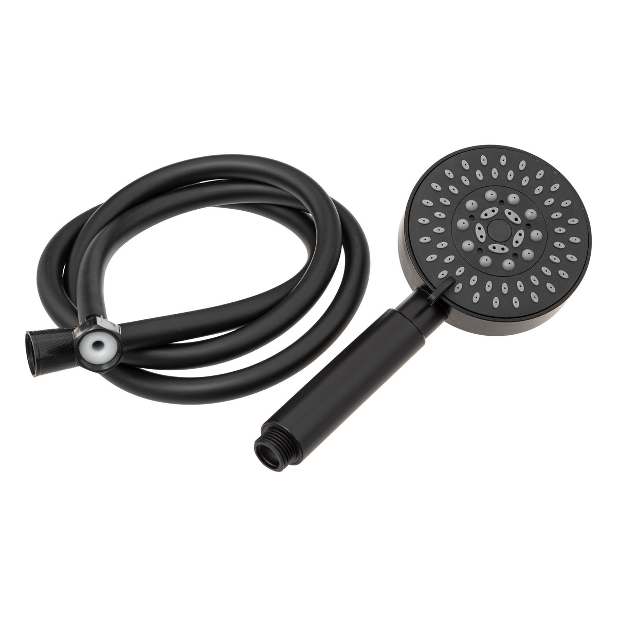 5-Function Black Hand Shower with Hose