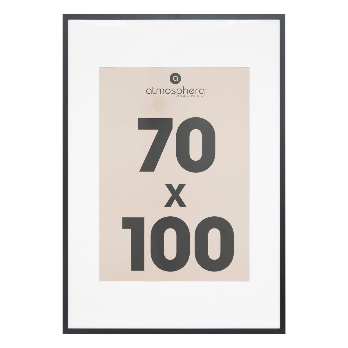 Manu Photo Frame – Black, 70 × 100 cm