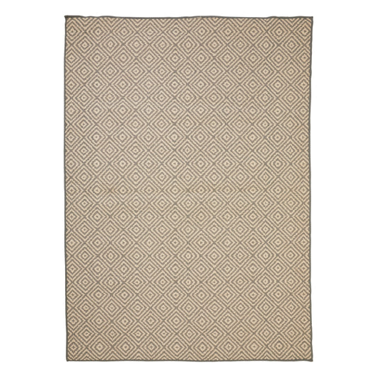 Ilanga Reversible Outdoor Rug – Gray, 100 × 150 cm