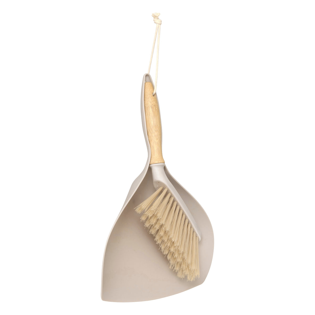 Bamboo Dustpan and Broom Set