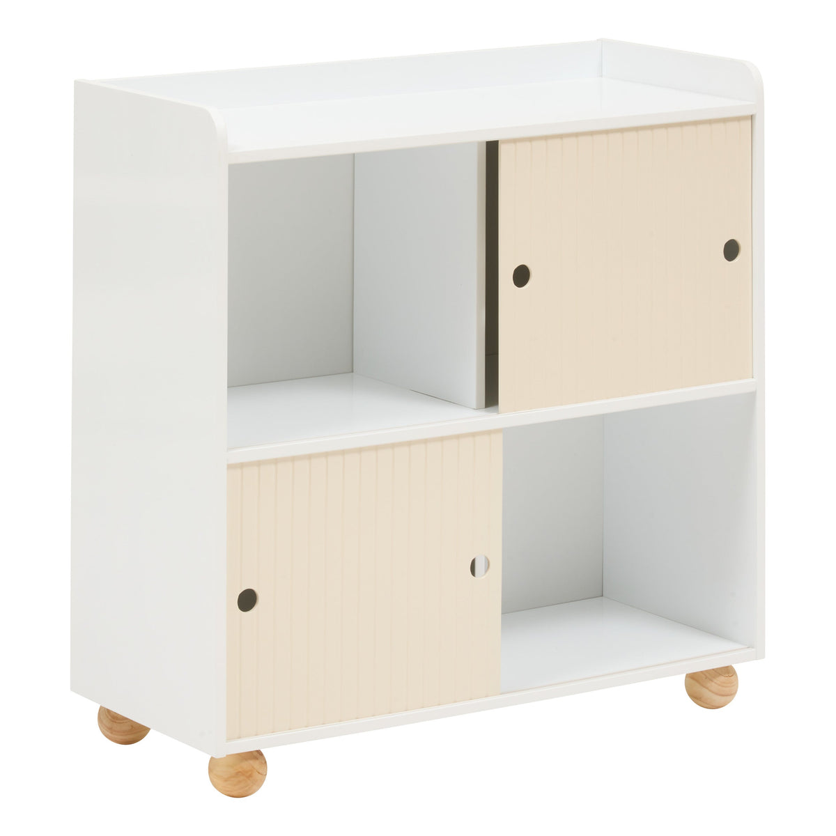 Bouli Kids' 4-Shelf Sliding-Door Storage Unit