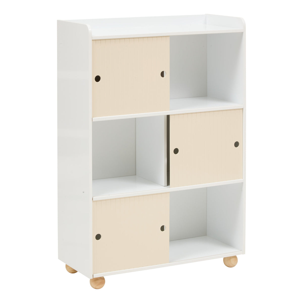 Bouli Kids' 6-Shelf Sliding-Door Storage Unit