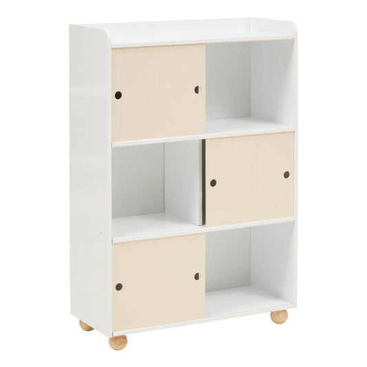 Bouli Kids' 6-Shelf Sliding-Door Storage Unit