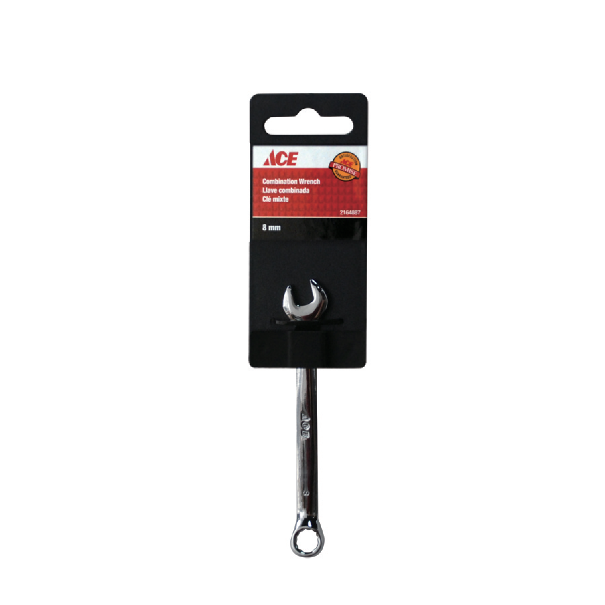 COMBINATION WRENCH 8MM POLISHED FINISH ACE