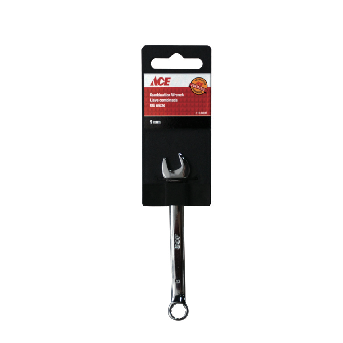 COMBINATION WRENCH 9MM POLISHED FINISH ACE