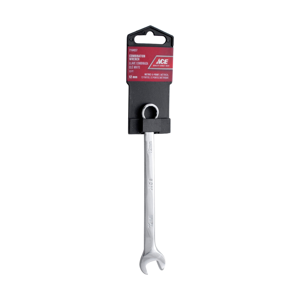 COMBINATION WRENCH 12MM POLISHED FINISH ACE