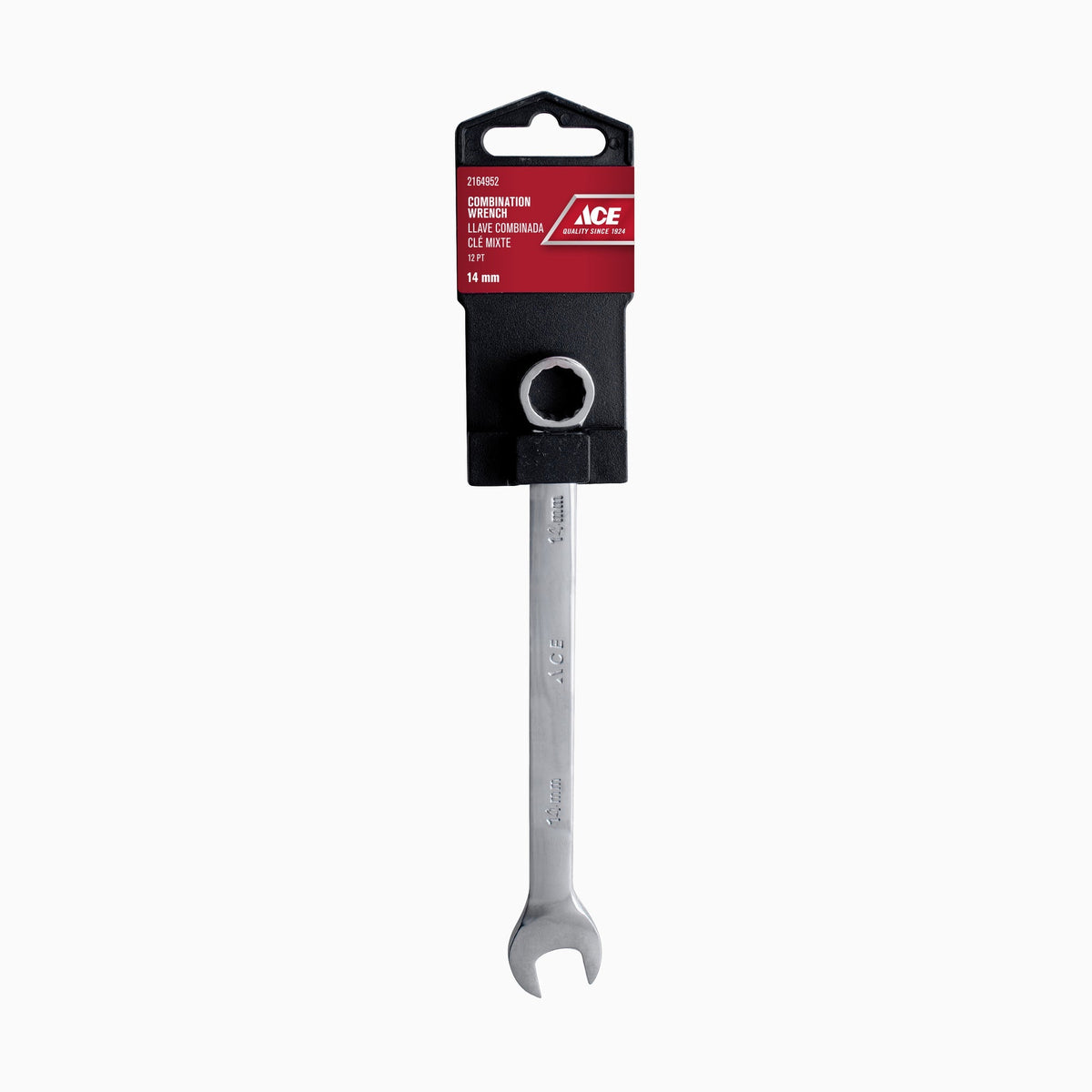 COMBINATION WRENCH 14MM POLISHED FINISH ACE