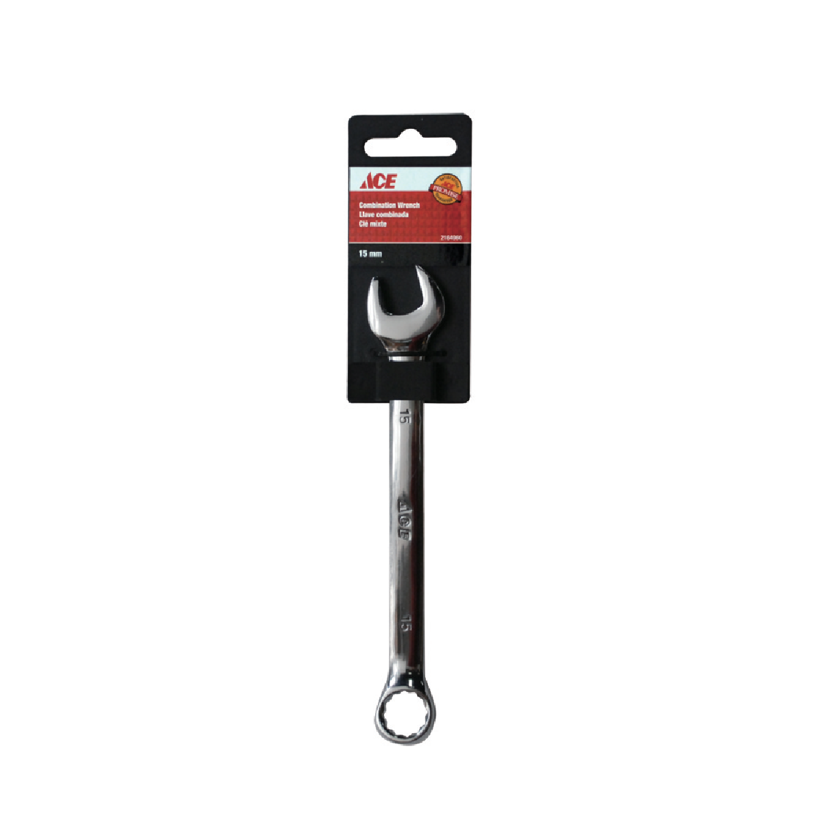 COMBINATION WRENCH 15MM POLISHED FINISH ACE