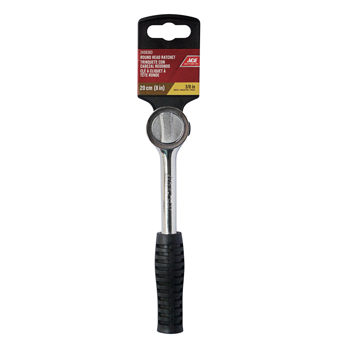 STANDARD ROUND HEAD RATCHET 3/8IN DRIVE ACE