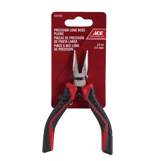LONG NOSE PLIERS 114MM (4.5IN) TPR GRIP ACE