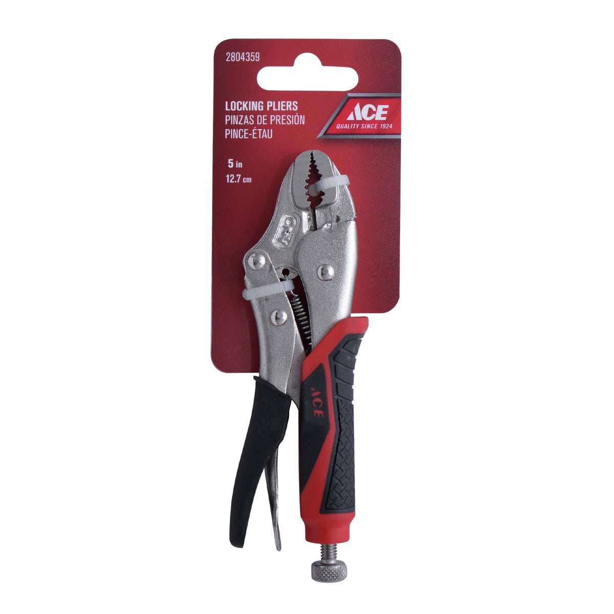 LOCKING PLIERS 13CM (5IN) COMFORT GRIP HANDLE ACE