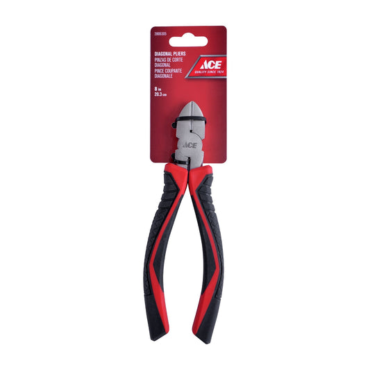 DIAGONAL CUTTING PLIERS 20CM (8IN) TPR GRIP HANDLE ACE