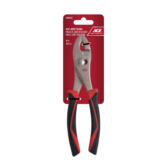 SLIP JOINT PLIERS 20CM (8IN) TPR HANDLE ACE