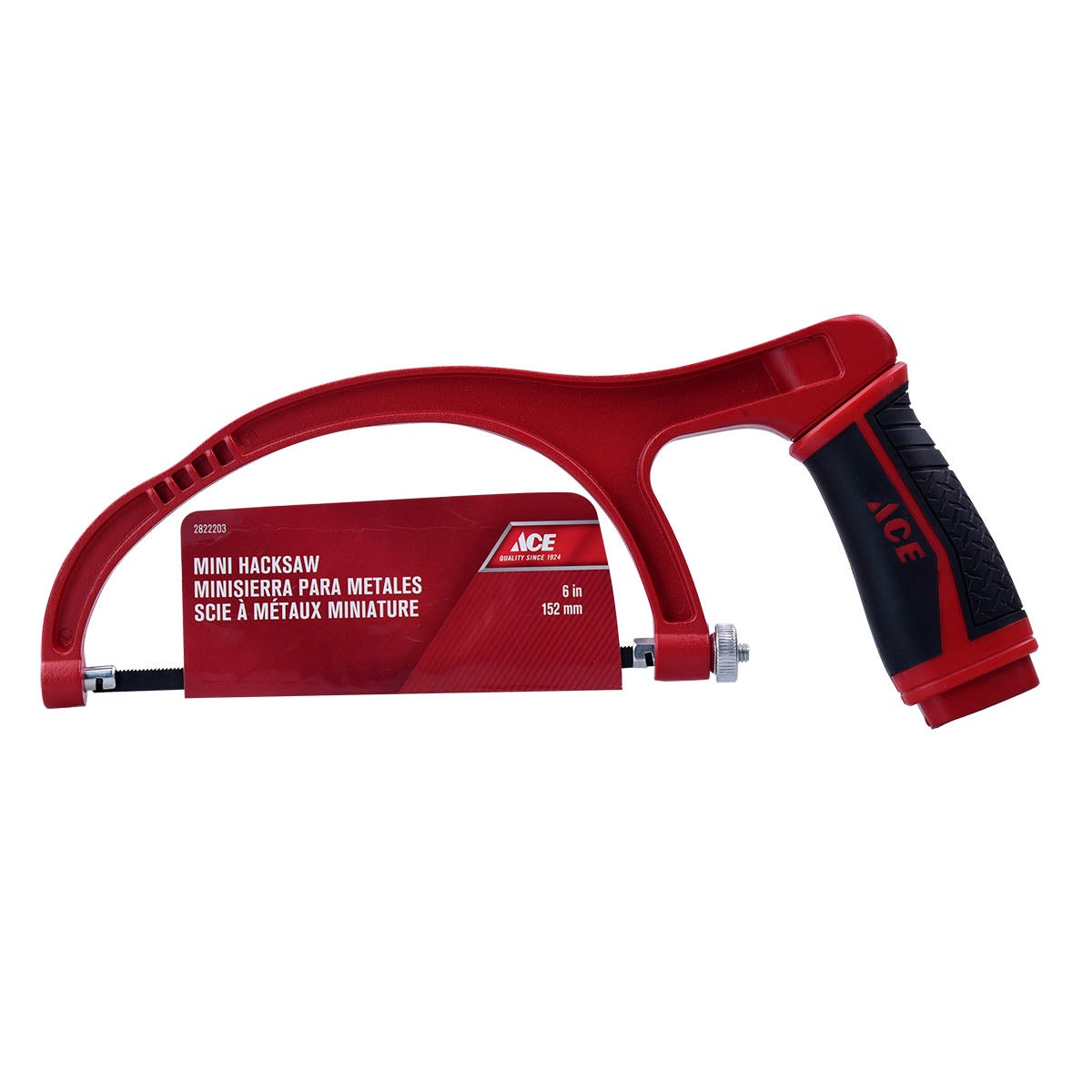 MINI HACKSAW 150MM (6IN) 24TPI TPR GRIP ACE