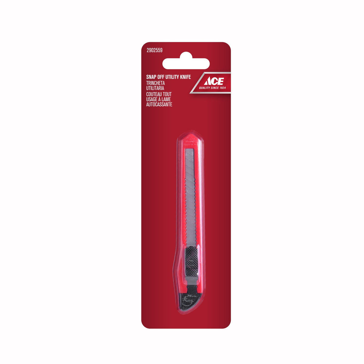 UTILITY KNIFE 9MM PS SNAP OFF ACE