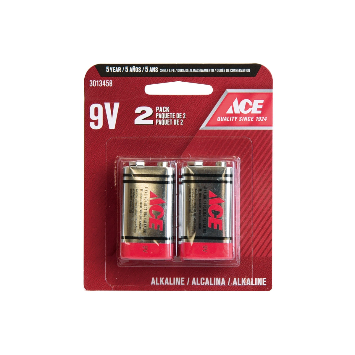 ACE BATTERY 9V 2PK