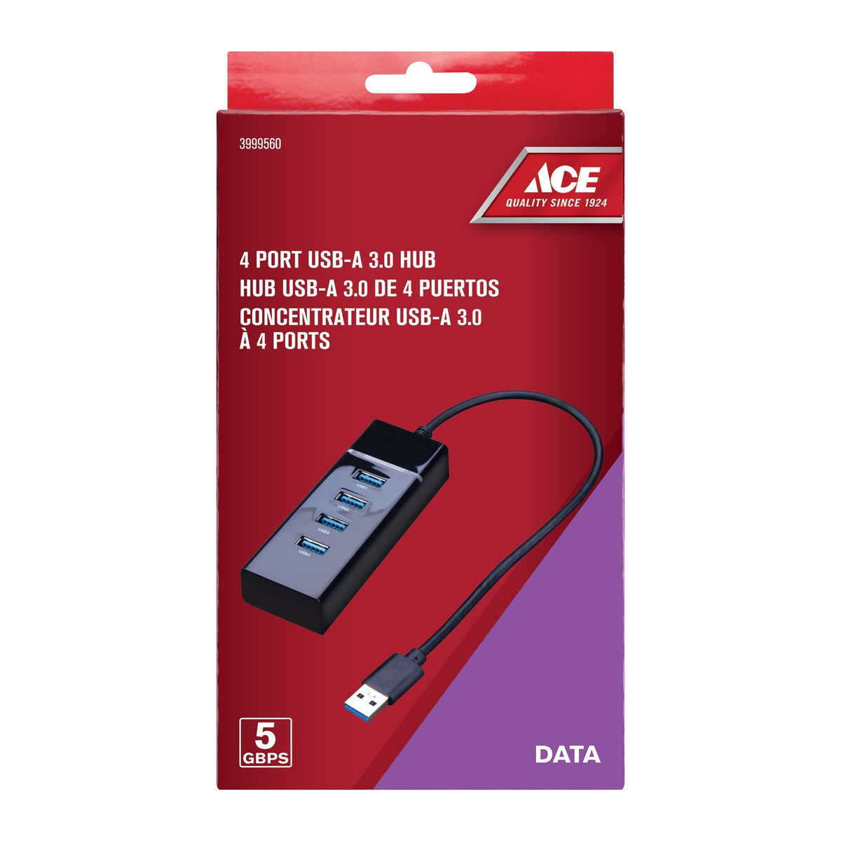 ACE 4 PORT USB HUB