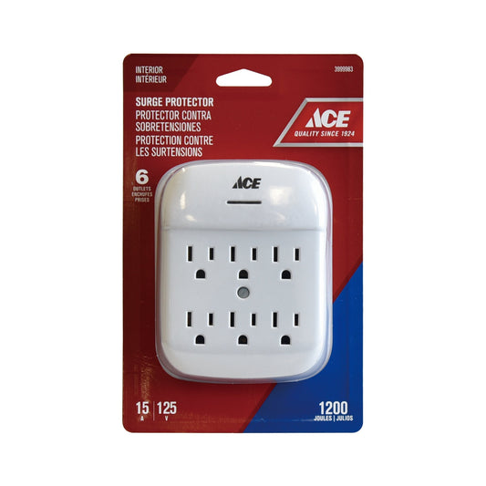 ACE SURGE PROTECTOR 6 OUTLET ADAPTER